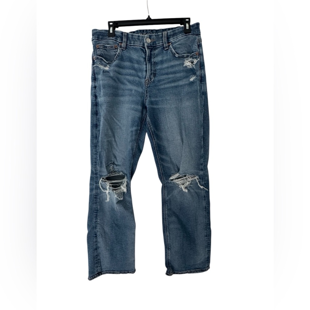 American Eagle Outfitters Relaxed Curvy Straight Jeans